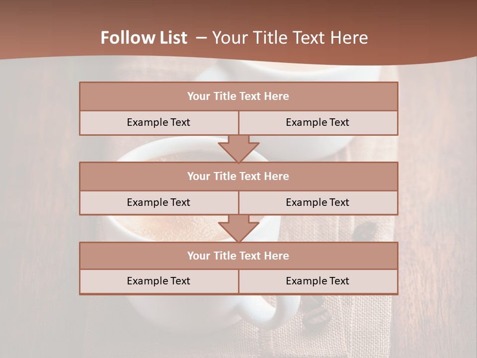 Rustic Espresso Closeup PowerPoint Template