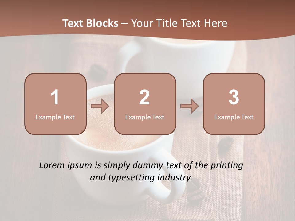 Rustic Espresso Closeup PowerPoint Template
