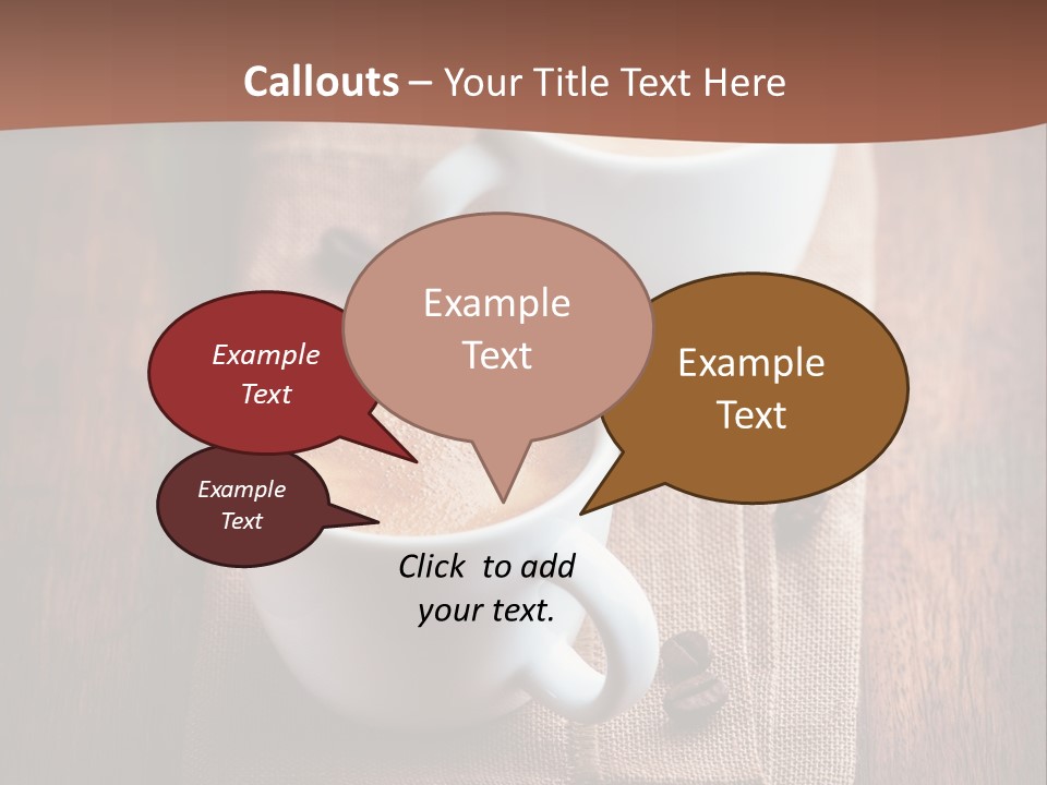 Rustic Espresso Closeup PowerPoint Template