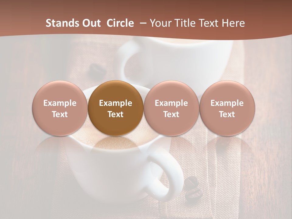 Rustic Espresso Closeup PowerPoint Template