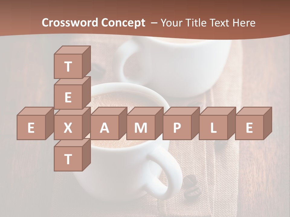 Rustic Espresso Closeup PowerPoint Template