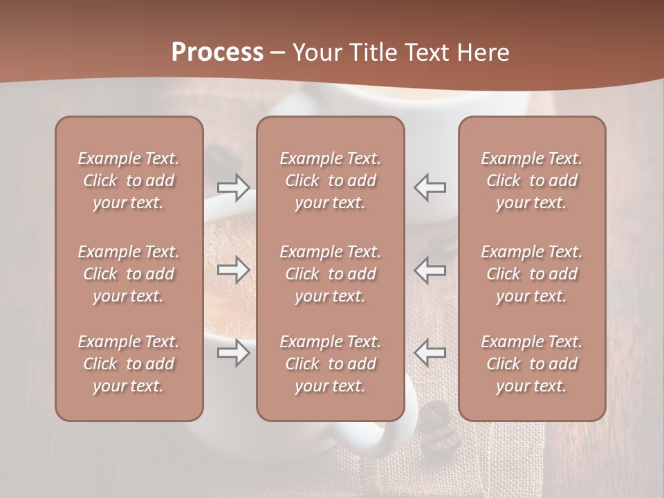 Rustic Espresso Closeup PowerPoint Template