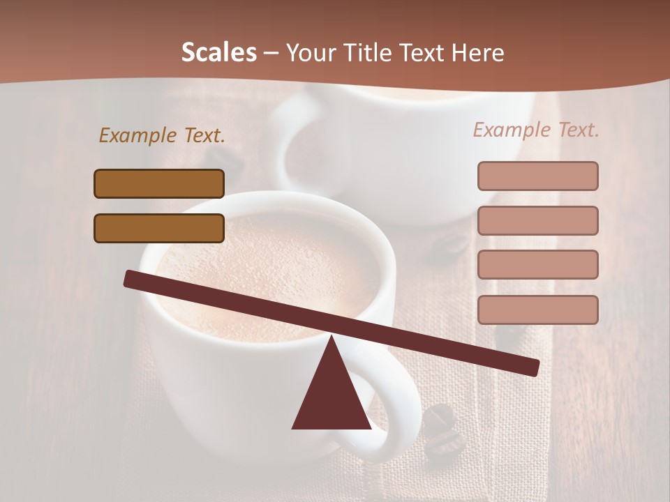 Rustic Espresso Closeup PowerPoint Template