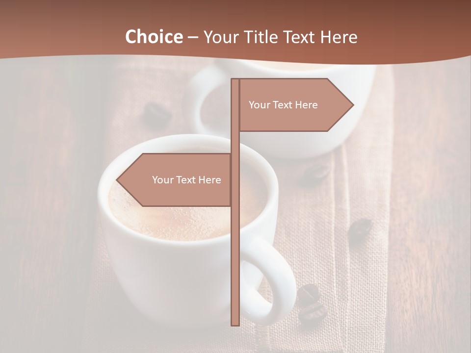 Rustic Espresso Closeup PowerPoint Template