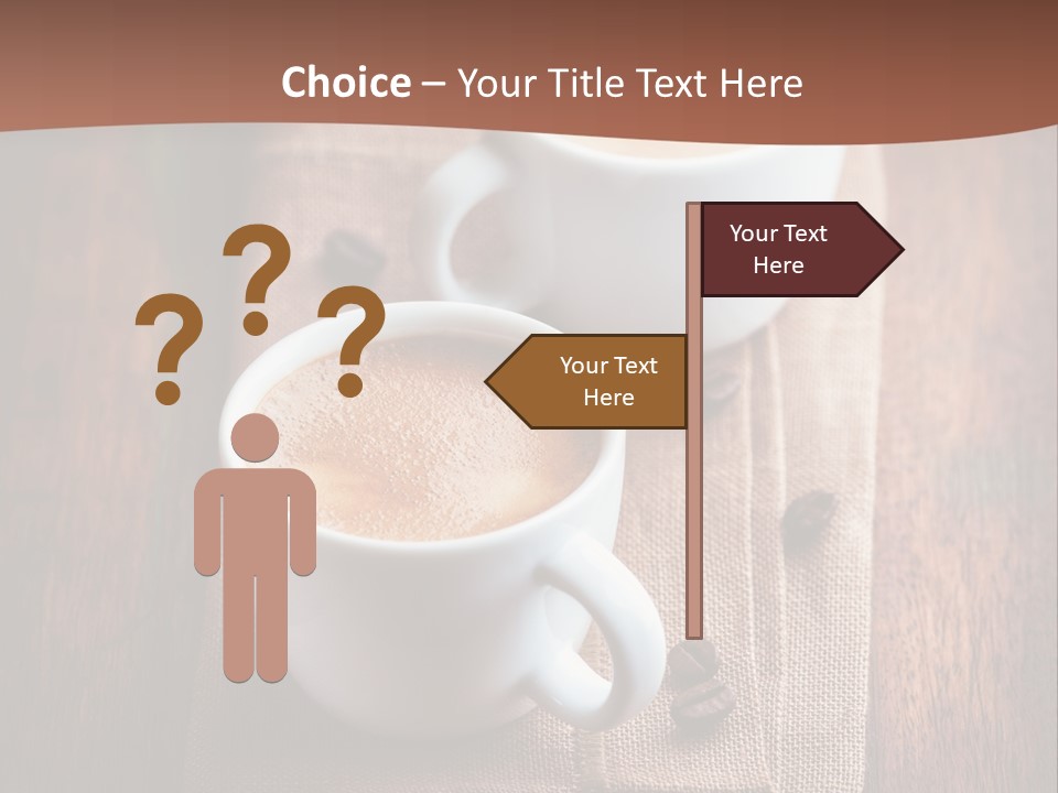 Rustic Espresso Closeup PowerPoint Template