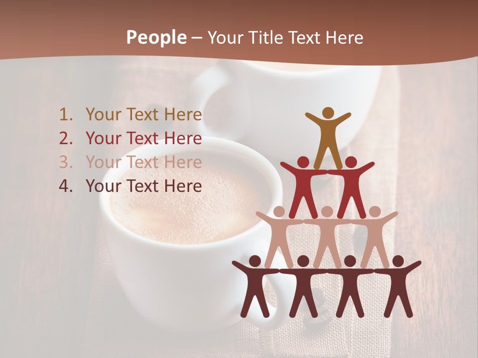 Rustic Espresso Closeup PowerPoint Template