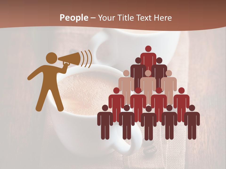 Rustic Espresso Closeup PowerPoint Template