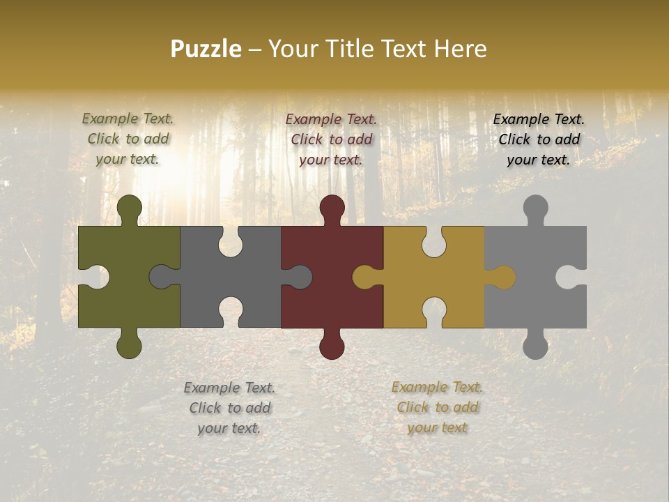 Brunch Ray Rain Forest PowerPoint Template