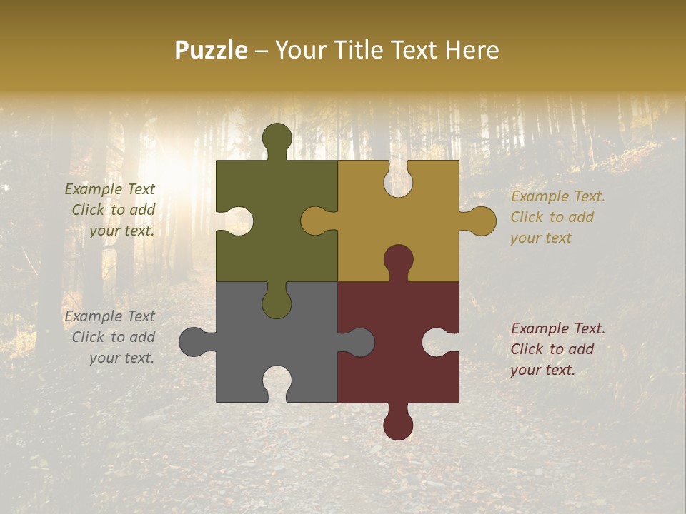 Brunch Ray Rain Forest PowerPoint Template