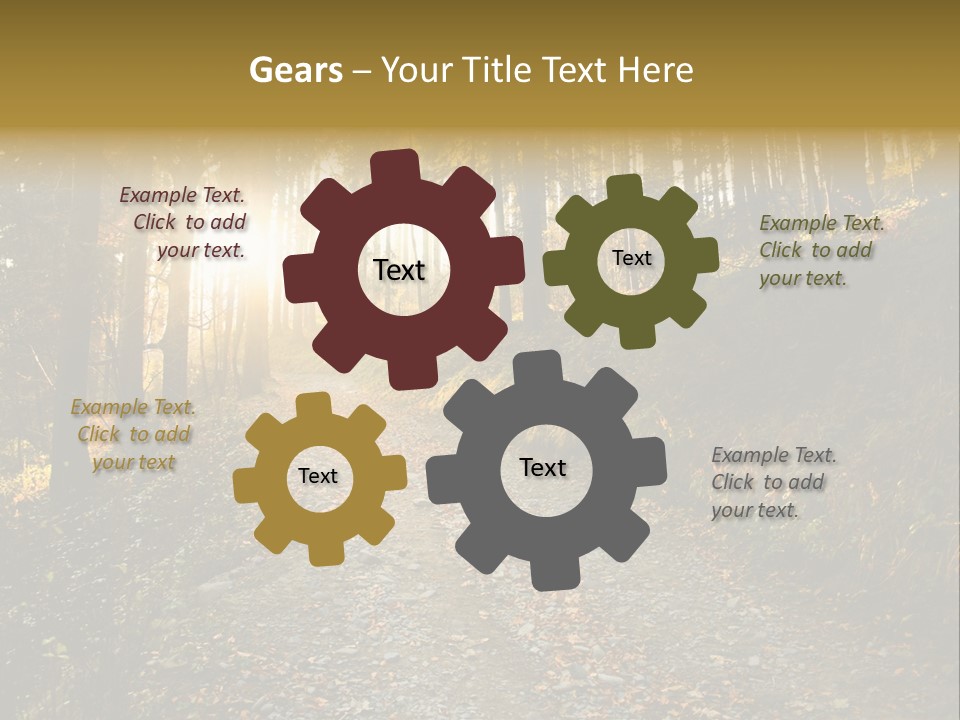 Brunch Ray Rain Forest PowerPoint Template