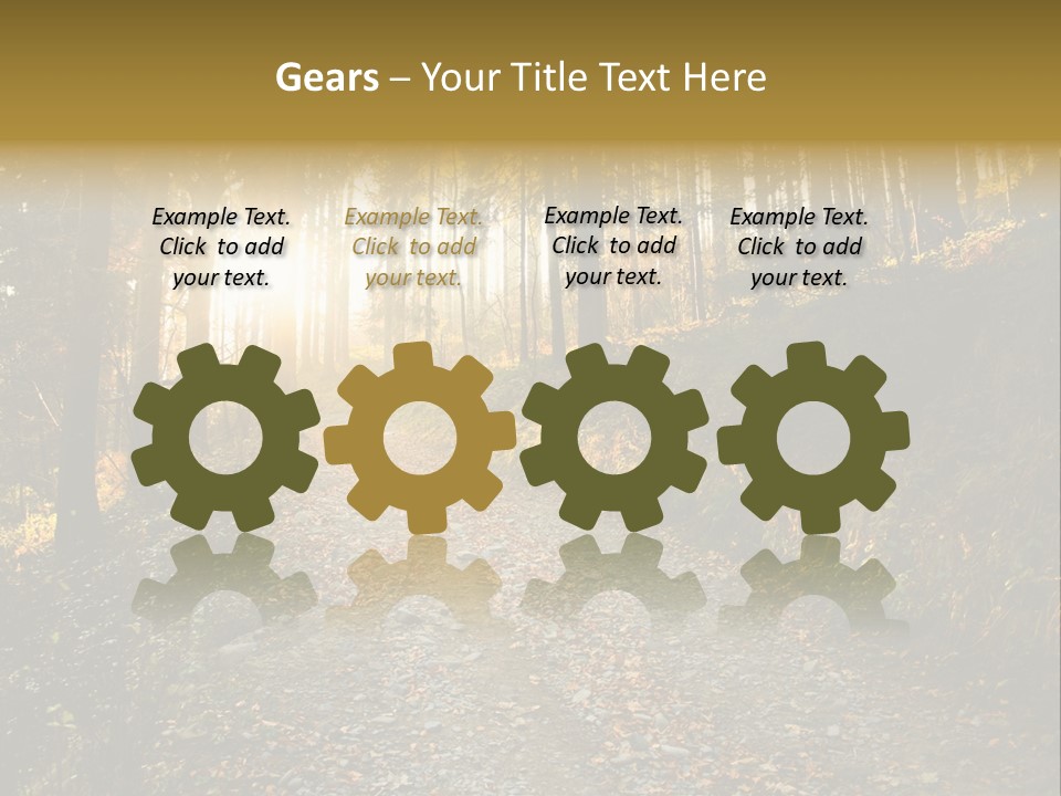 Brunch Ray Rain Forest PowerPoint Template