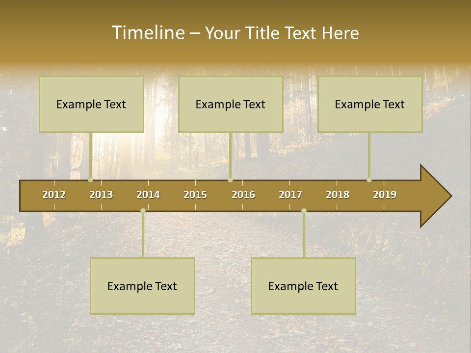 Brunch Ray Rain Forest PowerPoint Template