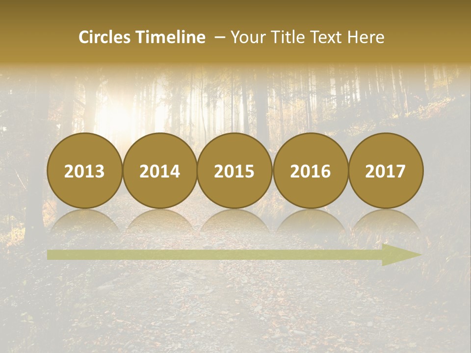 Brunch Ray Rain Forest PowerPoint Template