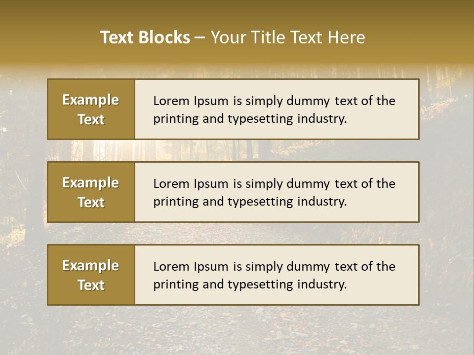 Brunch Ray Rain Forest PowerPoint Template