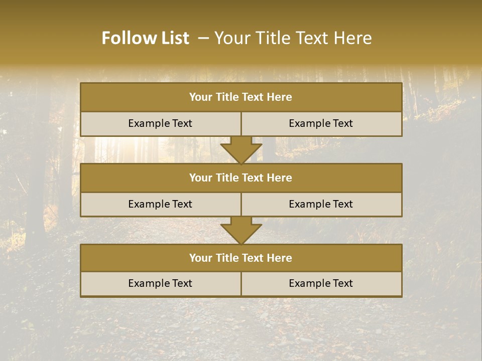 Brunch Ray Rain Forest PowerPoint Template