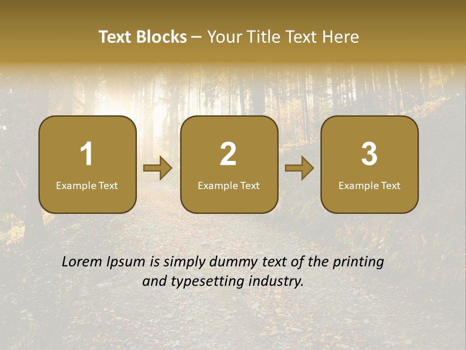 Brunch Ray Rain Forest PowerPoint Template