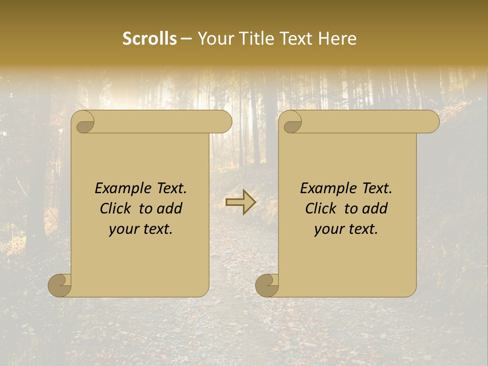 Brunch Ray Rain Forest PowerPoint Template