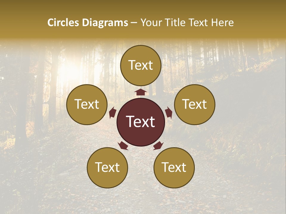 Brunch Ray Rain Forest PowerPoint Template