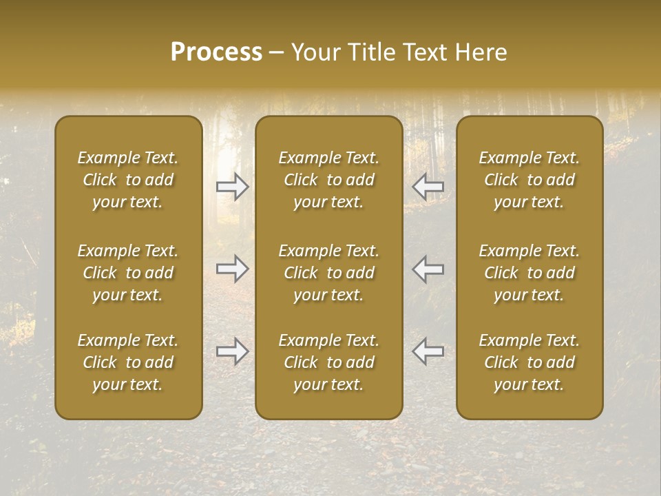 Brunch Ray Rain Forest PowerPoint Template