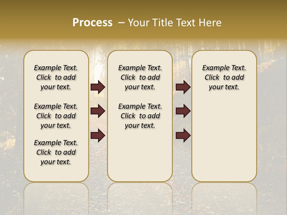 Brunch Ray Rain Forest PowerPoint Template