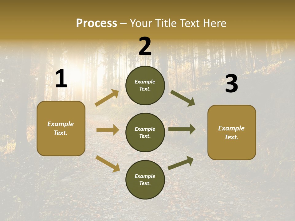 Brunch Ray Rain Forest PowerPoint Template