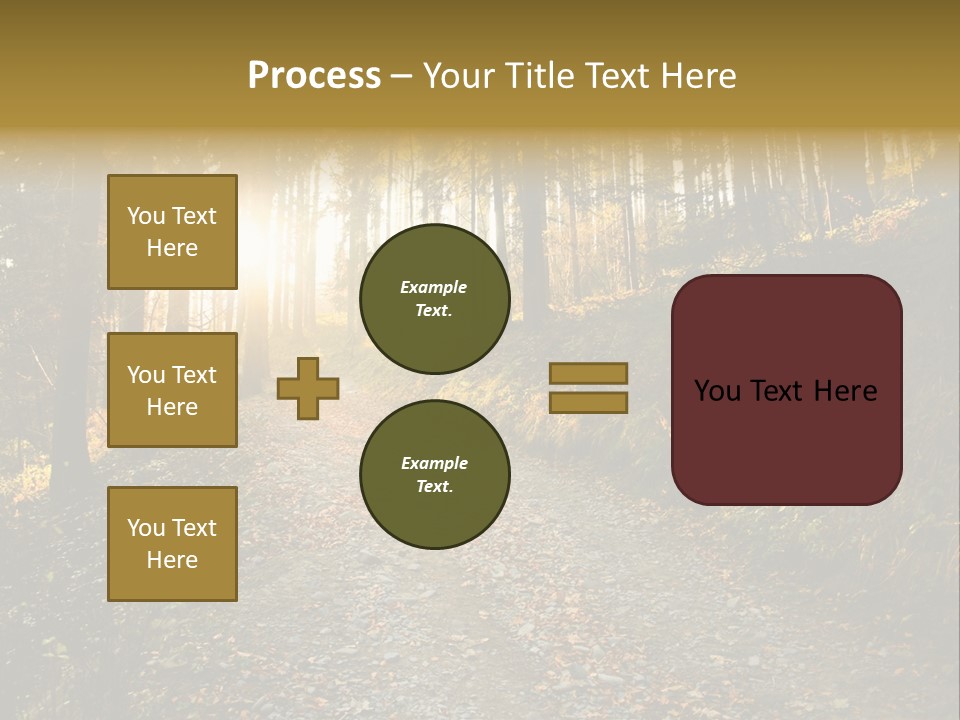 Brunch Ray Rain Forest PowerPoint Template