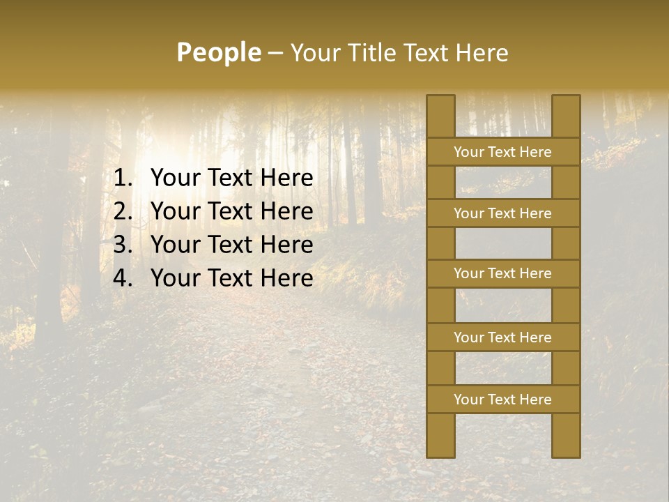 Brunch Ray Rain Forest PowerPoint Template