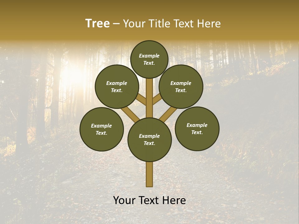 Brunch Ray Rain Forest PowerPoint Template