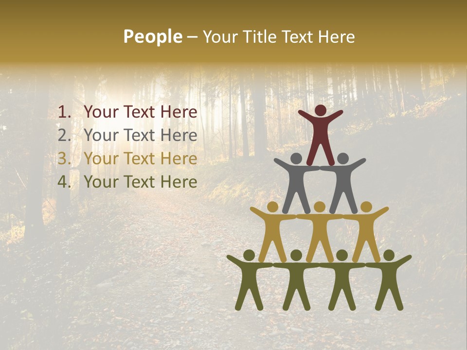 Brunch Ray Rain Forest PowerPoint Template