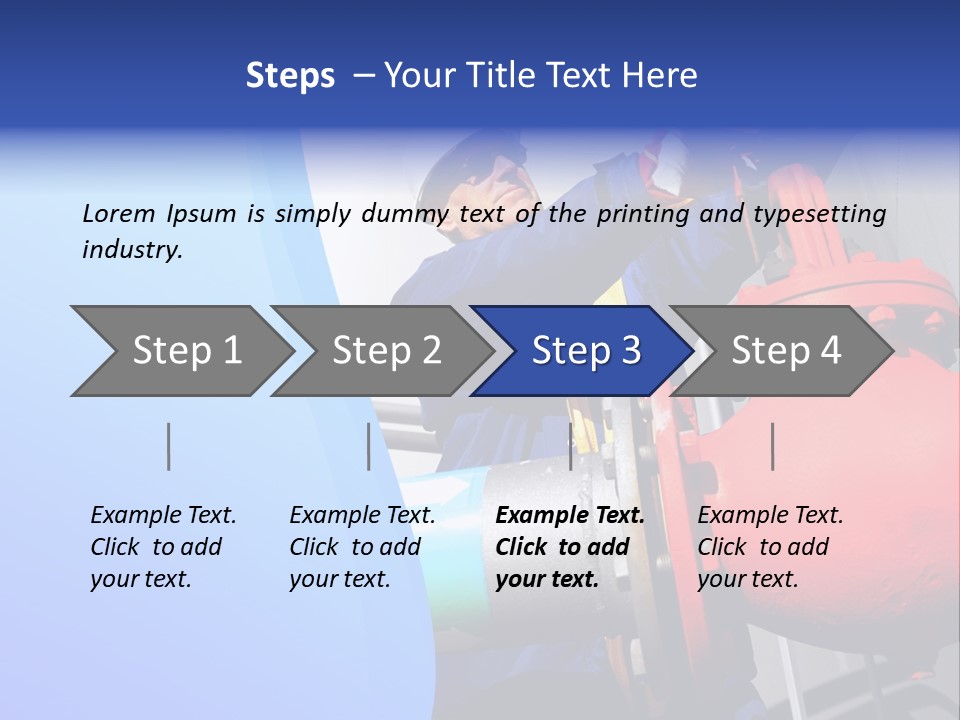 Environment Construction Industrial Worker PowerPoint Template