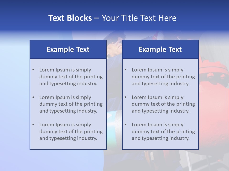 Environment Construction Industrial Worker PowerPoint Template