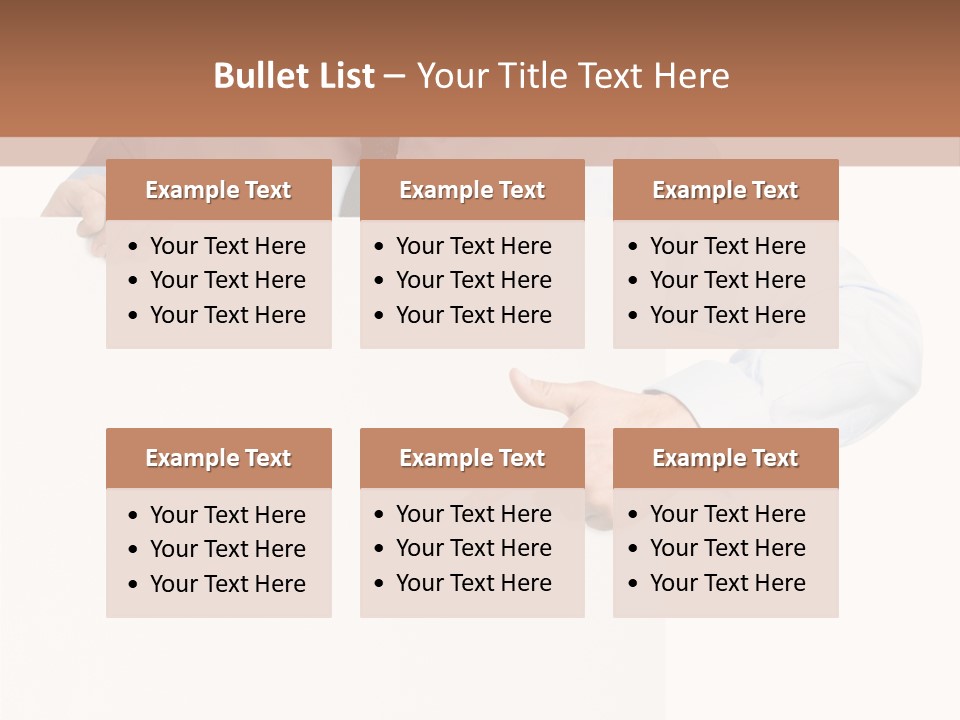 Signboard Over S PowerPoint Template