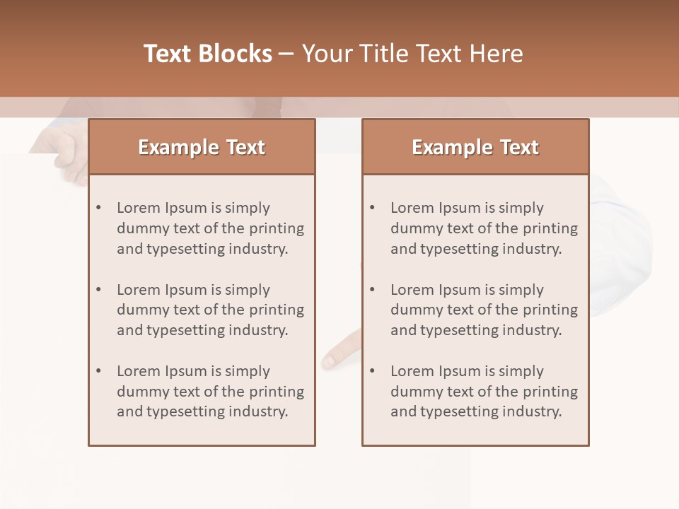 Signboard Over S PowerPoint Template