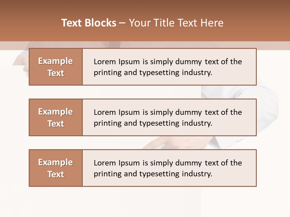 Signboard Over S PowerPoint Template