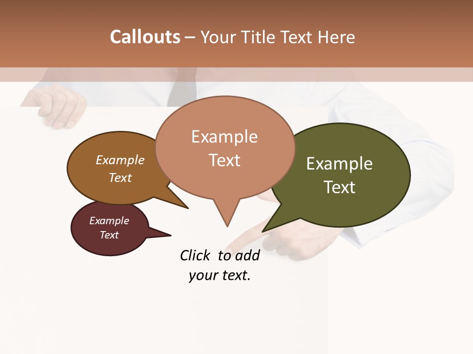Signboard Over S PowerPoint Template