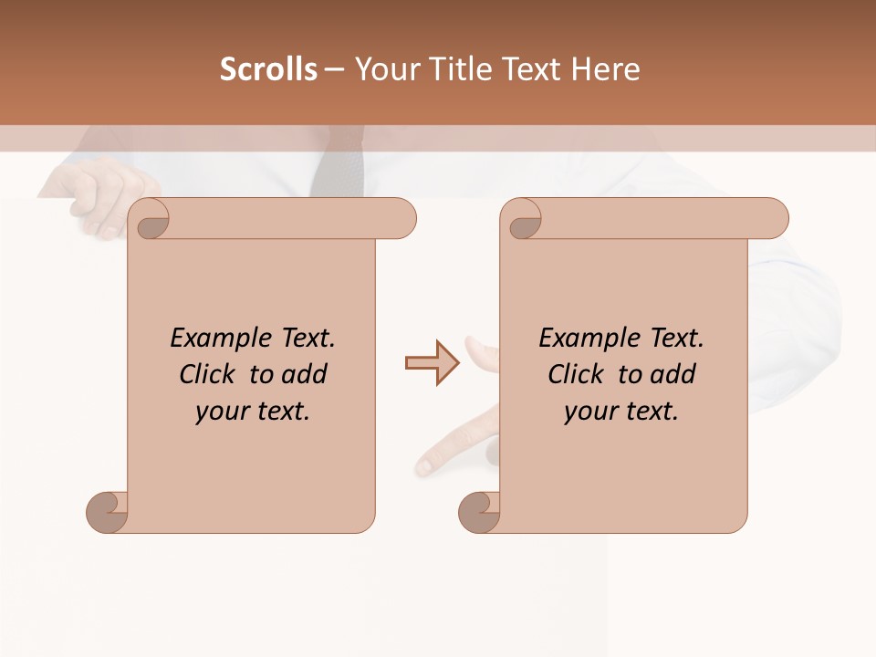 Signboard Over S PowerPoint Template