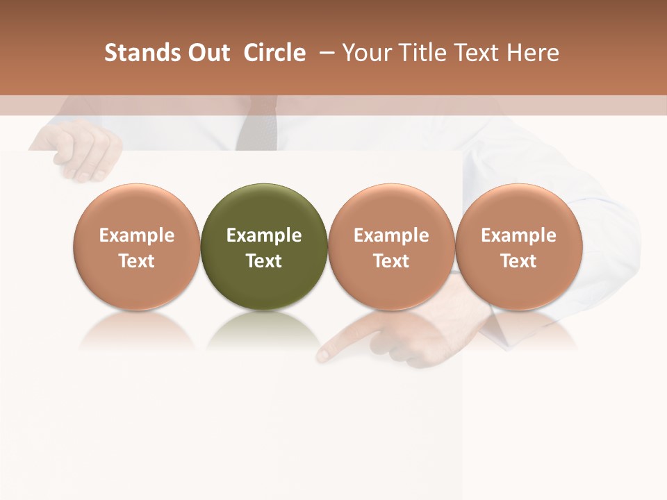 Signboard Over S PowerPoint Template