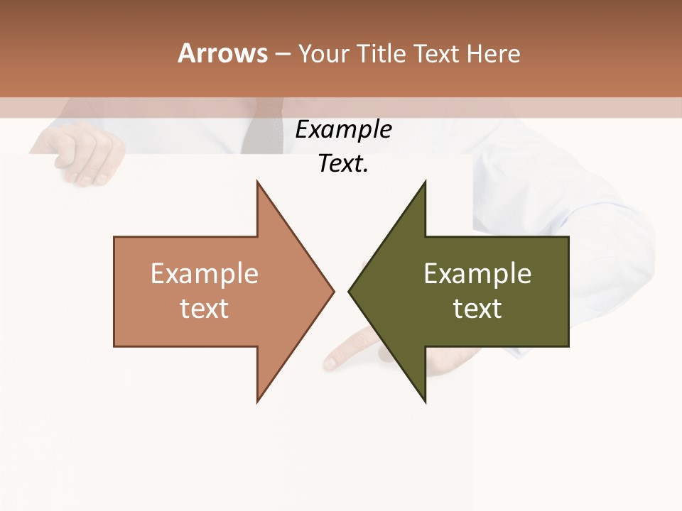 Signboard Over S PowerPoint Template