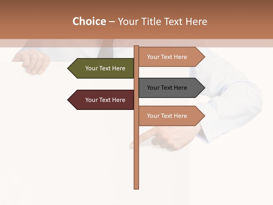 Signboard Over S PowerPoint Template