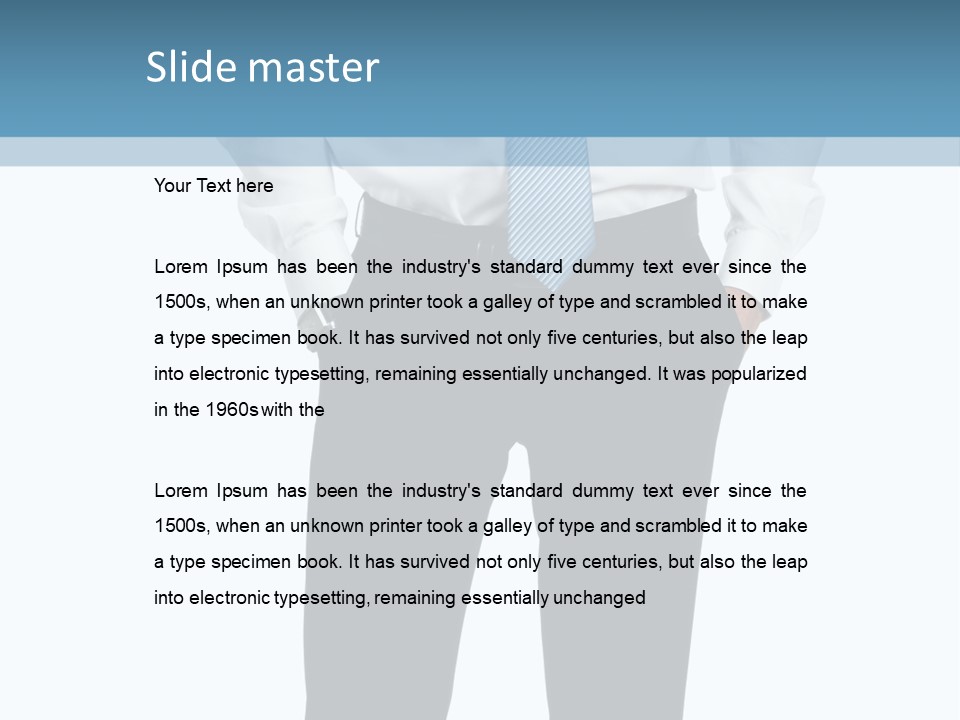 Cut Out Personal Only PowerPoint Template