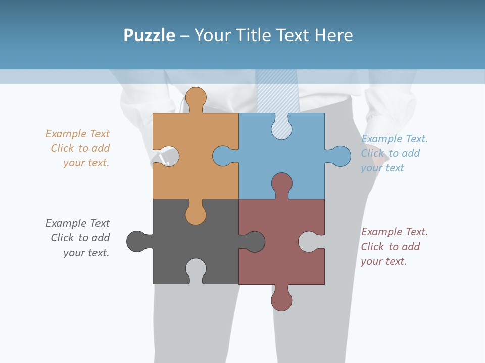 Cut Out Personal Only PowerPoint Template