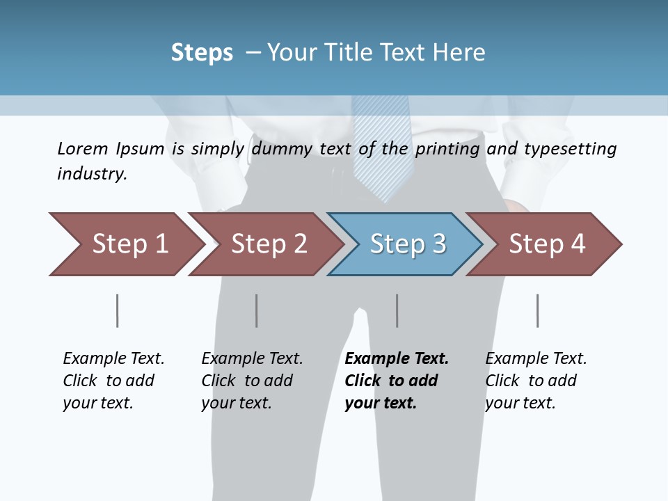 Cut Out Personal Only PowerPoint Template