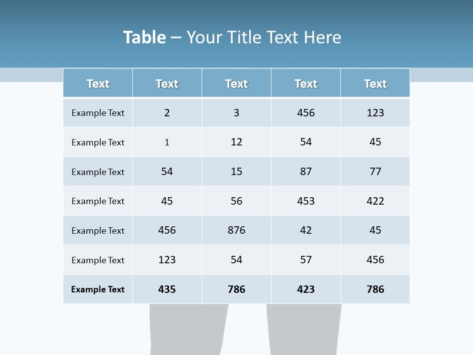 Cut Out Personal Only PowerPoint Template