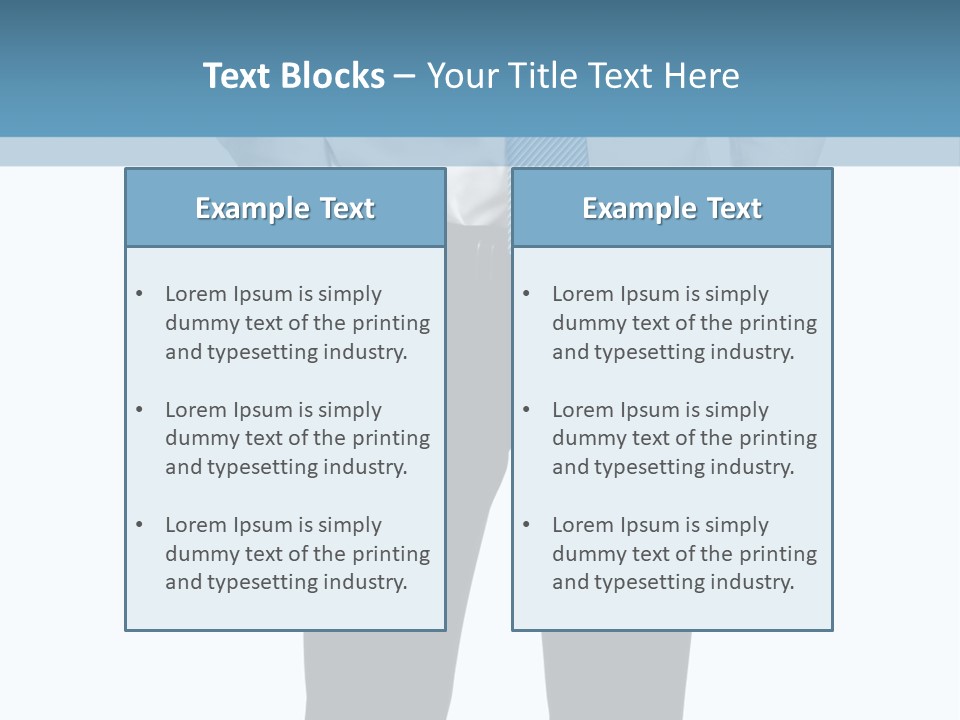 Cut Out Personal Only PowerPoint Template