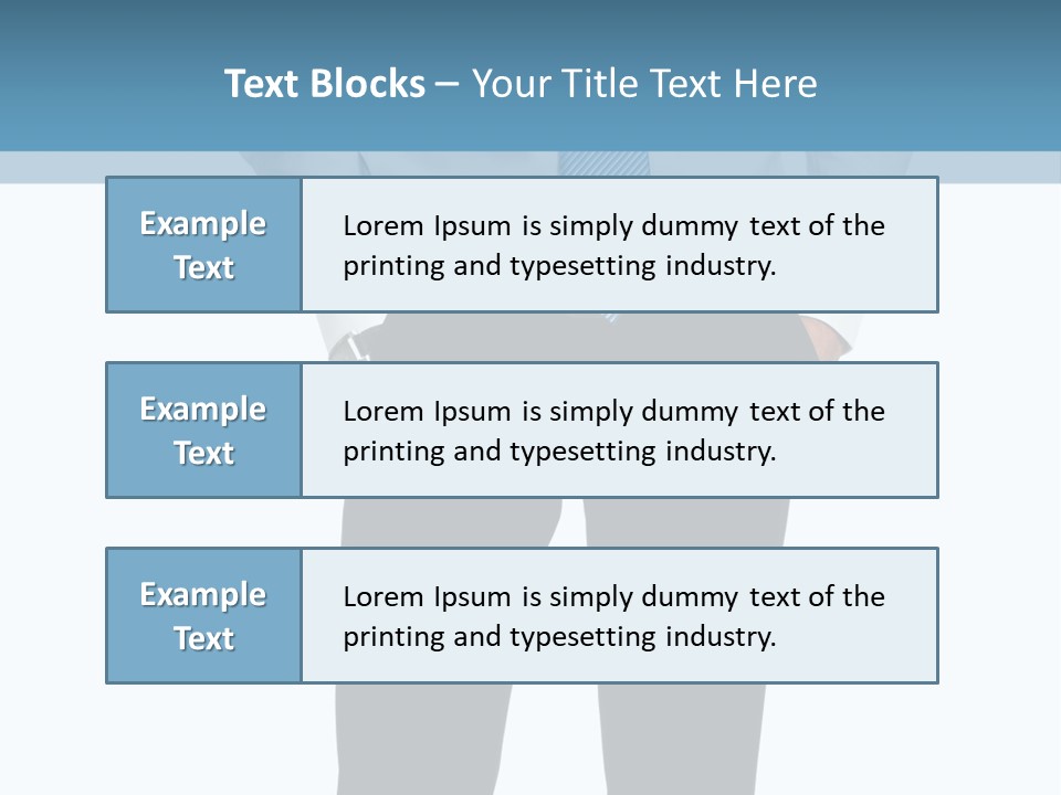 Cut Out Personal Only PowerPoint Template
