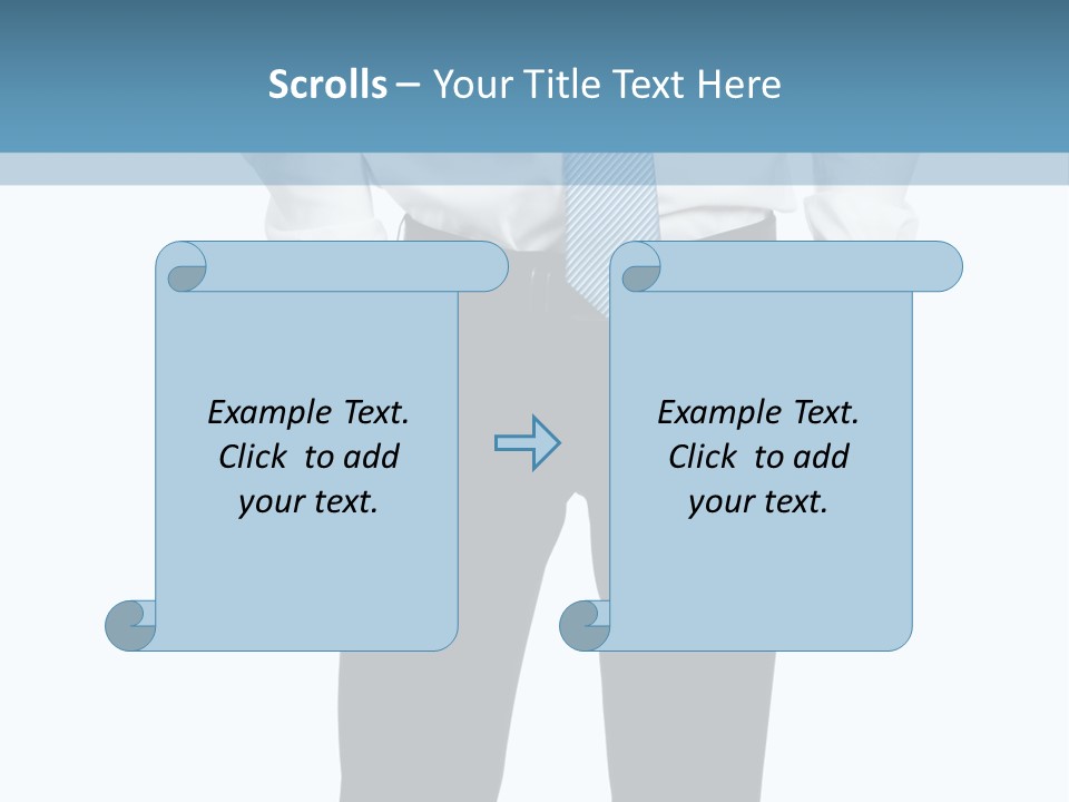 Cut Out Personal Only PowerPoint Template