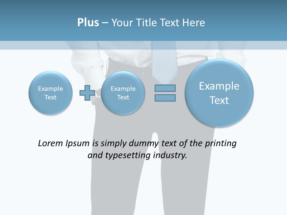 Cut Out Personal Only PowerPoint Template