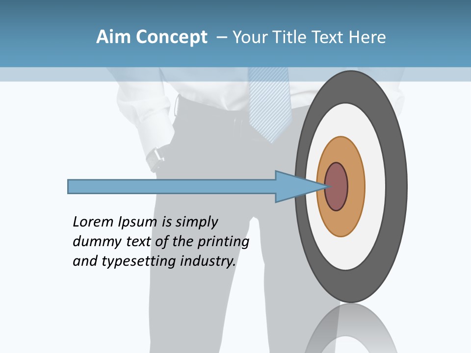 Cut Out Personal Only PowerPoint Template