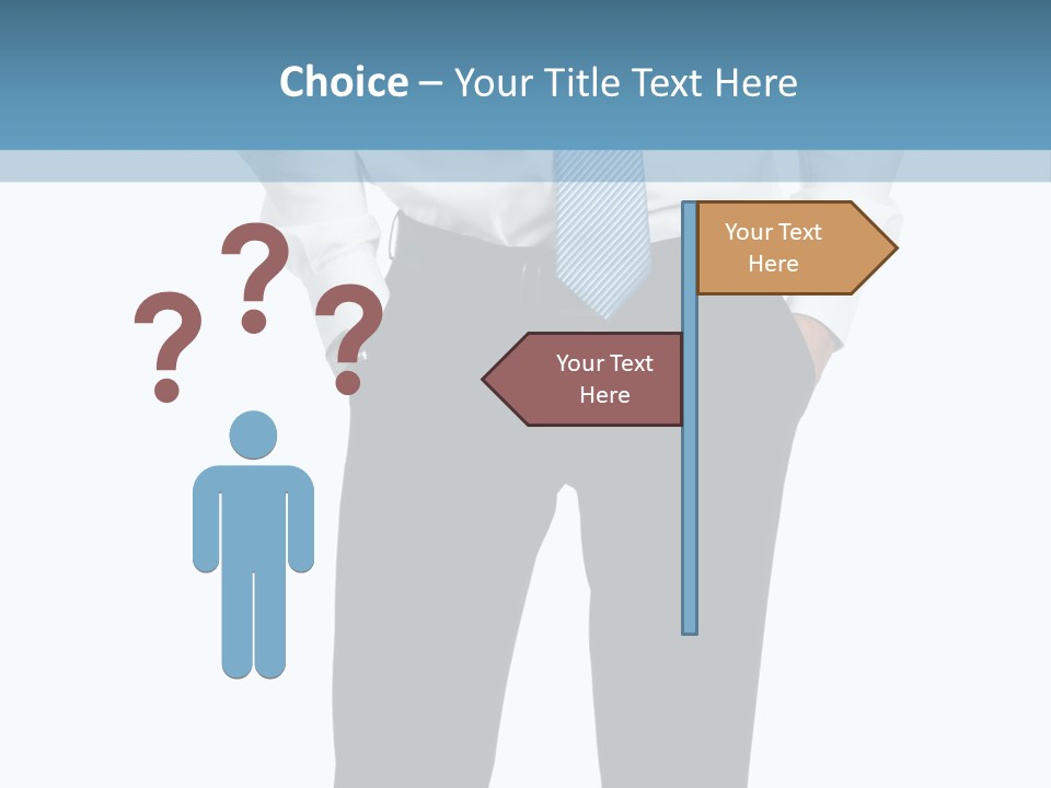 Cut Out Personal Only PowerPoint Template