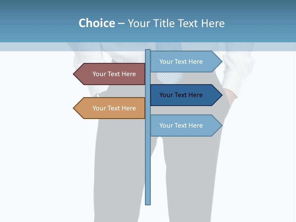Cut Out Personal Only PowerPoint Template